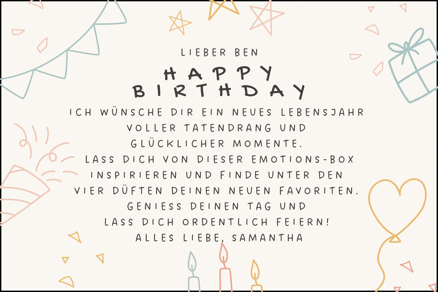 EMOTIONS BOX - 4 Düfte Deiner Wahl