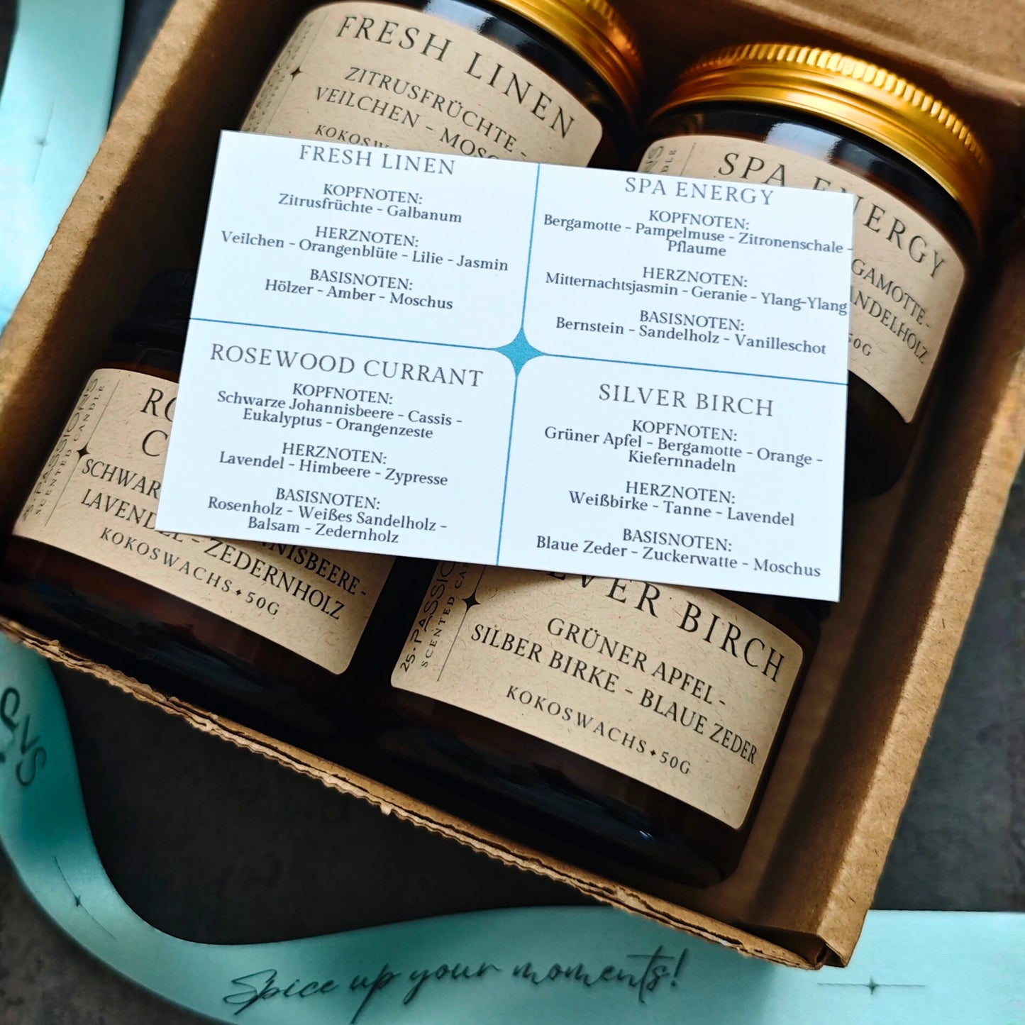 EMOTIONS BOX - 4 Düfte Deiner Wahl