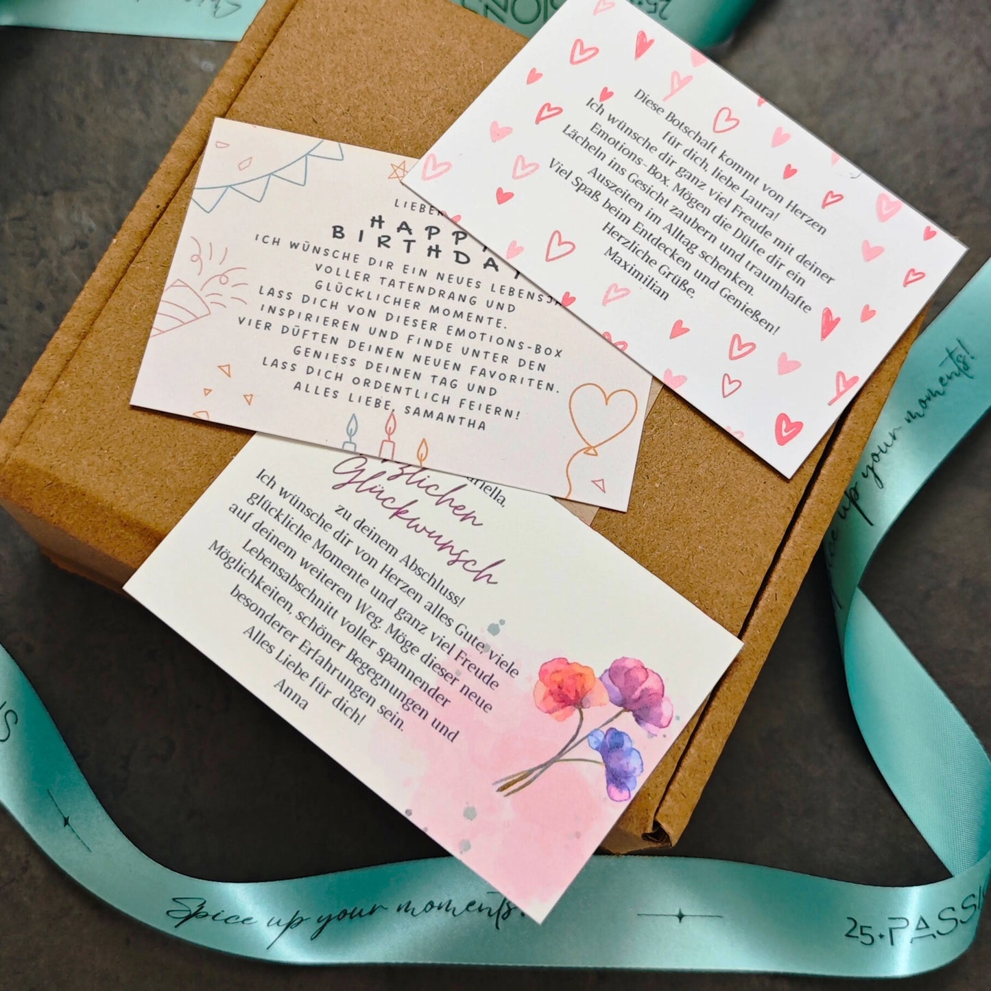 EMOTIONS BOX - 4 Düfte Deiner Wahl