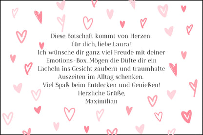 EMOTIONS BOX - 4 Düfte Deiner Wahl